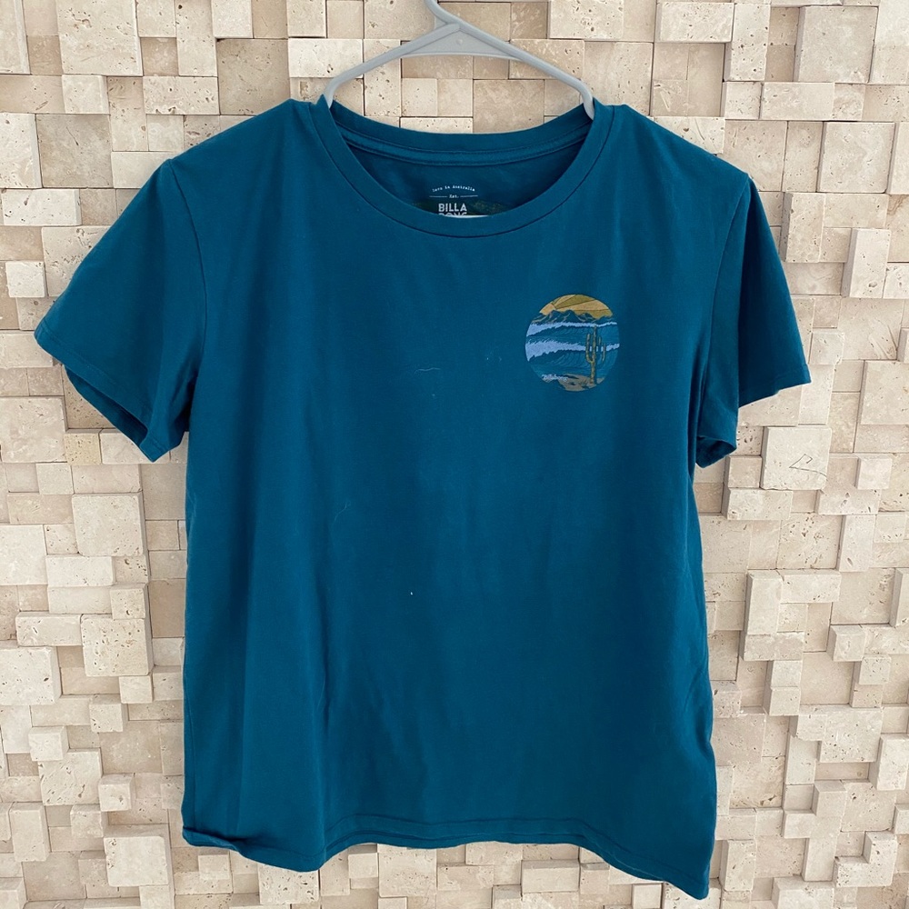 Blue oversized tee
